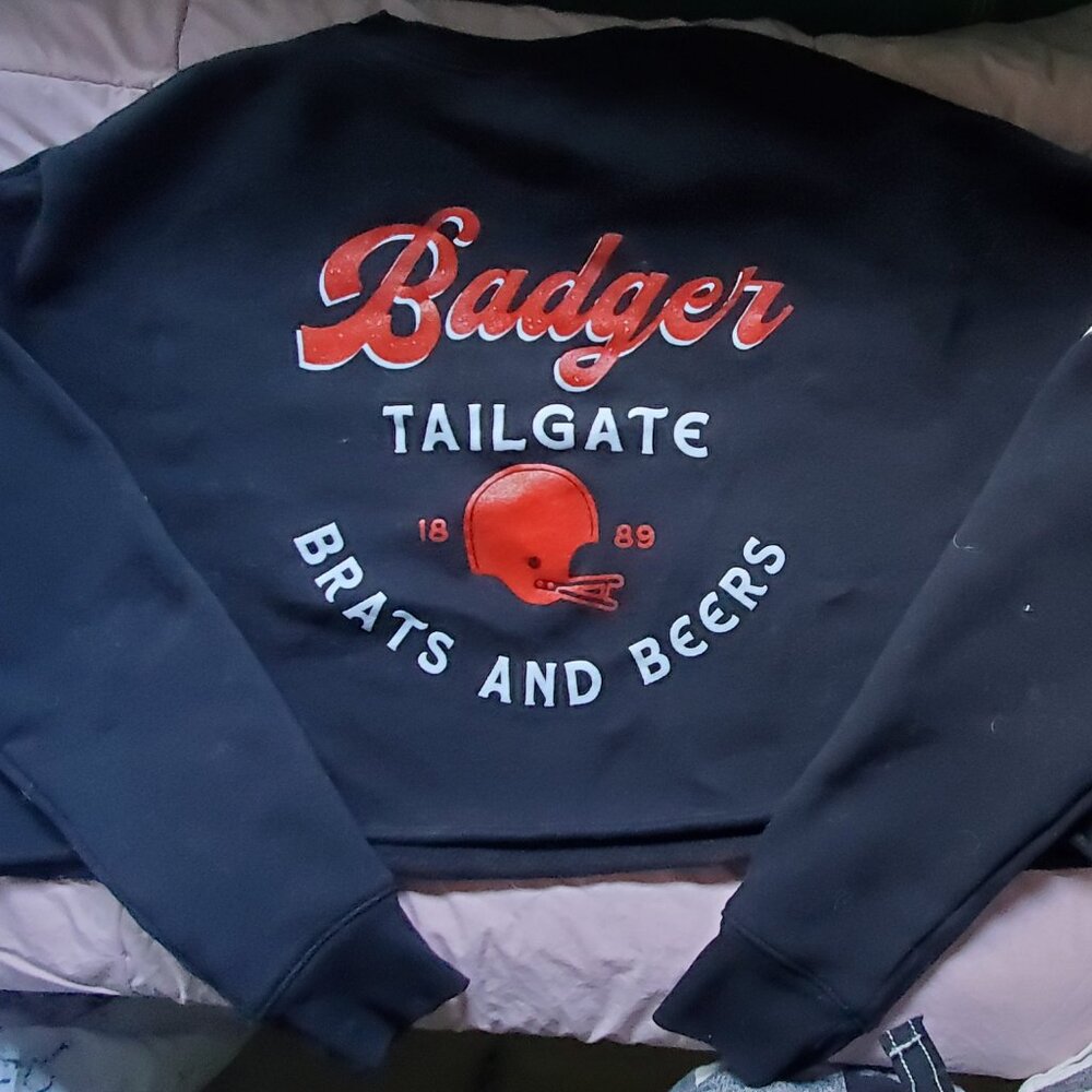 Wisconsin Crop Sweatshirt